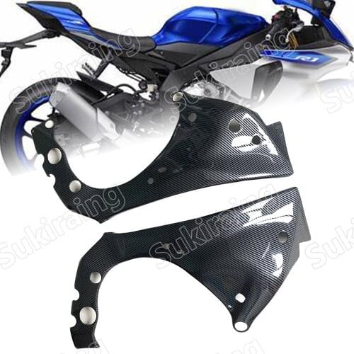 For yamaha YZF-R1 2015 2017 2018 motorcycle fairing case Frame Cover Protection carbon color (ABS plastic)