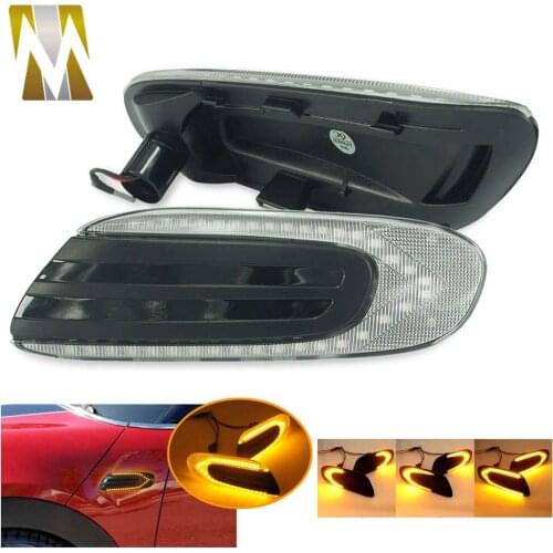 Flowing LED Side Repeater Lamp Dynamic Turn Signal Side Marker Panel Light For Mini Cooper F55 F56 F57 2014 2015 2016 2017
