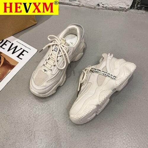 Stylish Women Sneakers Mesh Running Shoes Female Winter Outdoor Sport Shoes Trainers Lace Up Ladies Femme Cotton Fabric Feminino