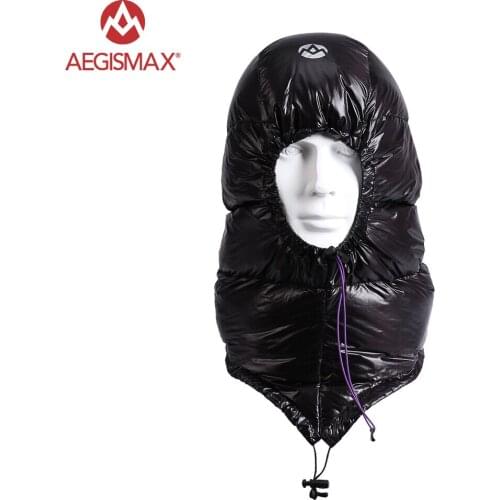 AEGISMAX 2021 Outdoor Urltra-Light Goose Down Hat for Envelope Sleeping Bag