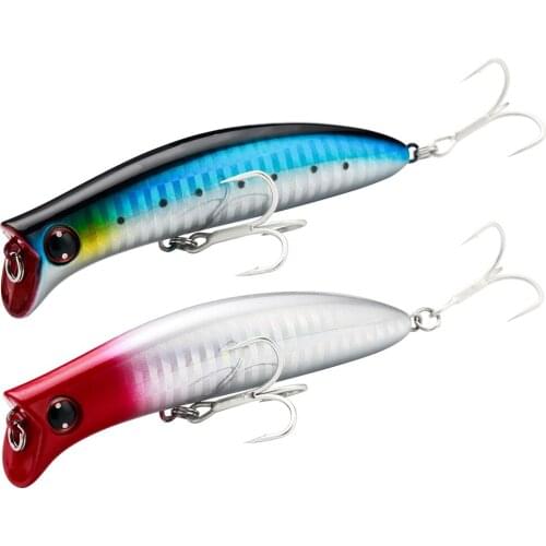 TEUKIM Wobblers Floating Fishing Popper Lure 90mm 110mm Isca Artificial Hard Bait Minnow Lure Pesca Fishing Crankbait Tackle