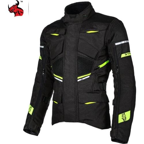 Four seasons Motocross Jacket Reflective Safety Protection Motorcycle jacket Chaqueta Moto Waterproof Windproof Motocross Suit