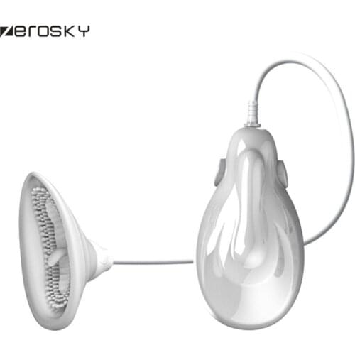 Zerosky Vibrators Pussy Pump Vagina Clitoris Sucker Vibrator Oral G spot Massage Vaginal Orgasm Sex Toys for Women 2018 Newest