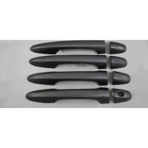 2017 For Toyota Hilux Revo Accessories ABS Black Door Handle Cover For Toyota Hilux Revo 2016 2017 Car Styling Parts