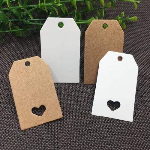 300pcs/lot Multiple styles shaped Packing Label Gift Wedding Cardboard Kraft Paper Tag Price Labels
