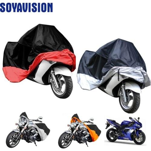 L/XL/XXL/XXXL Rain Dust Motorcycle Cover Outdoor UV Waterproof For Honda Victory Kawasaki for Yamaha for Suzuki