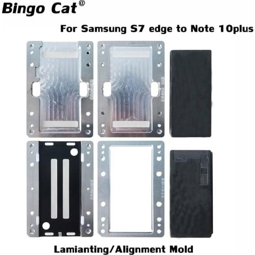 Vacuum Laminating Mold For Samsung Galaxy Note 20U 10 Plus N970 N975 Note 8 9 Curved Edge Screen Mould OCA Alignment Refurbish