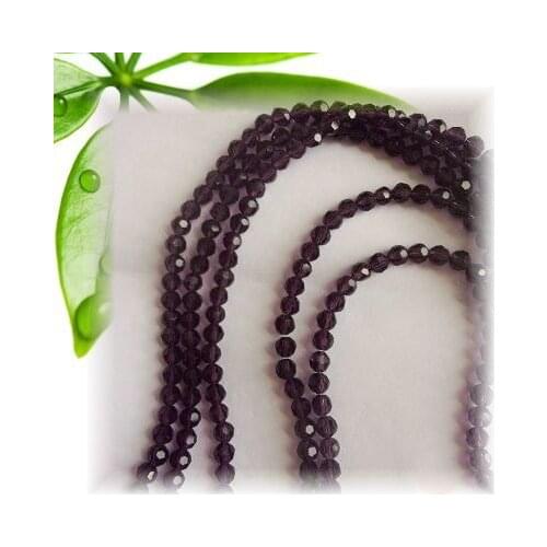 3mm 4mm Violet Color Crystal Football Beads,Faceted Glass Football Beads ,Faceted Strass Tramming Beads In Crafts DIY Making
