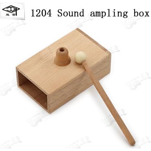 Piano tuning and maintenance tools 1204 sound box tuning fork and sound stop tools wood