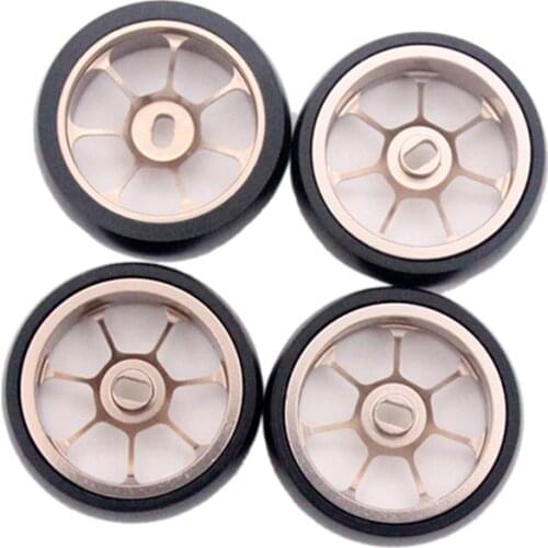Wheel Tires Rims for 1:28 WLtoys K969 K989 P929 RC Drift Racing Car Spare Parts 20mm Metal Wheel Rim Set