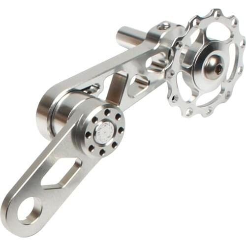 LP Bicycle CNC Chain Tensioner Rear Derailleur Guide Pulley for Liptepro Folding Bike Oval wheel