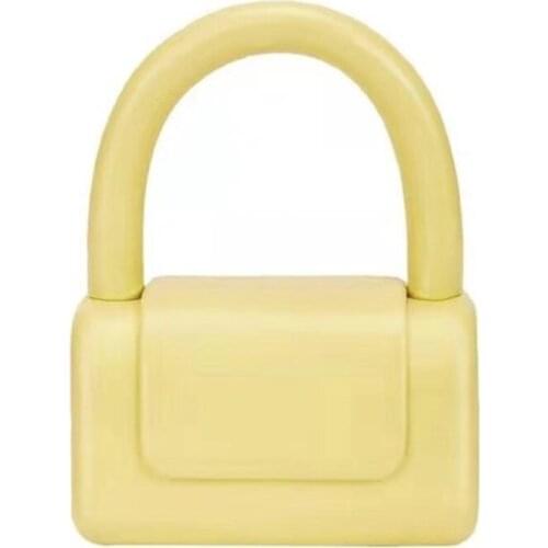 Yellow Small Handbags for Women 2021 New Designer Mini Top Handle Solid Crossbody Bag Female Shoulder Bags Clutch Purse