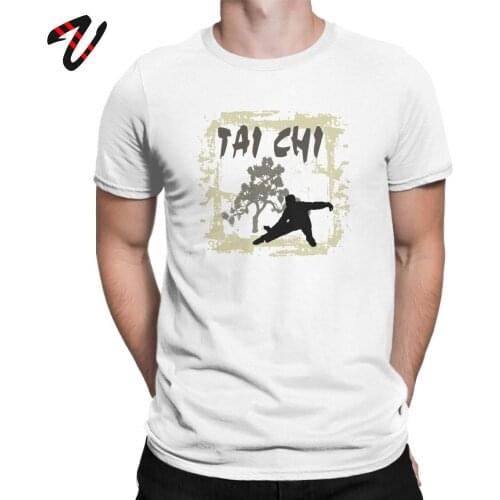 Faddish Men Tshirt Tai Chi Chuan Chinese Kung Fu T Shirt Premium Cotton Clothes Funny Short Sleeve Crewneck Tees Printed T-Shirt