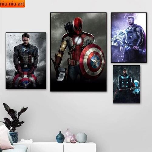 Marvel Iron Man Diamond Painting Avengers Spiderman Diamond Inlaid Diamond Mosaic Diamond Embroidery Cross Stitch Kit Home Decor