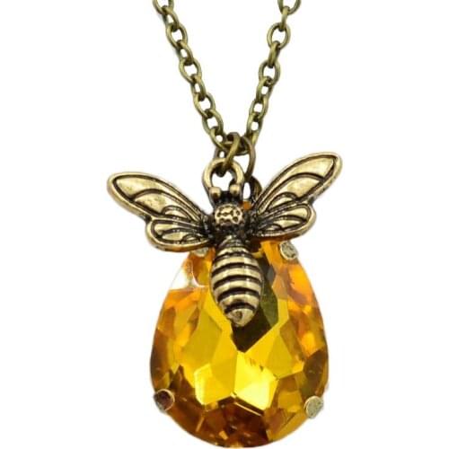 New Necklace Clavicle Chain Fashion Jewelry Necklace Statement Necklace Drop Shaped Crystal Necklace Women Wholesale