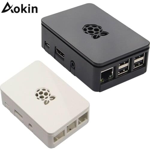 Factory Supply ABS plastic white black raspberry pi 3 model B case