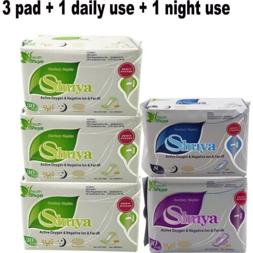 5 pack Love Anion Pads Anion Sanitary Napkin Panty Liners Sanitary Pads Panty liners Sanitary Pads moon Sanitary Towels