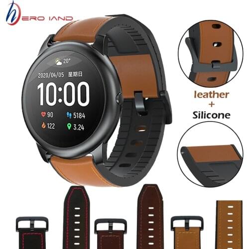 Silicone Leather Strap for Haylou Solar LS05 Smart Watch Wrist Bracelet for XiaoMi Haylou Solar Watchband Correa