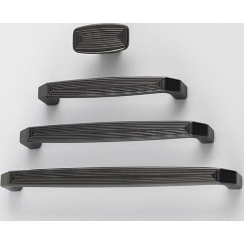 Gray modern home furniture kitchen cupboard cabinets drawers pull knobs and handles for bathroom