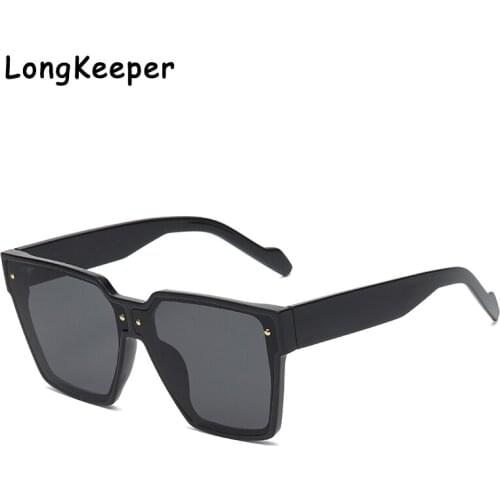 2021 Retro Square Ladies Sunglasses Women Brand Designer Vintage Oversized Men Cat Eye Sun Glass Luxury Eyewear Gafas De Sol