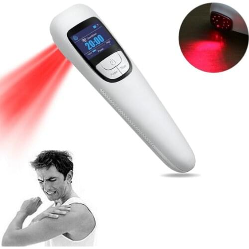 Therapist Recommend Cold Laser Red Light Therapy Device Handy Cure Laser Relief Throbbing Pain Sore Arm Neck Shoulder Pain