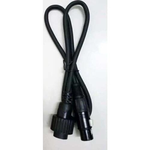 10pcs Dmx in Cable Conversion/waterproof dmx signal cable transformer/dmx cable transformer