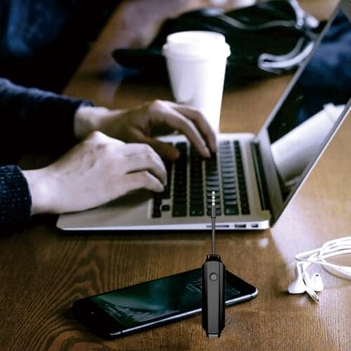 【2021】Wireless Transmitter Receiver Two In One Adapter Car Speaker Phone Computer Audio Projection Car Speakers Charging Cable