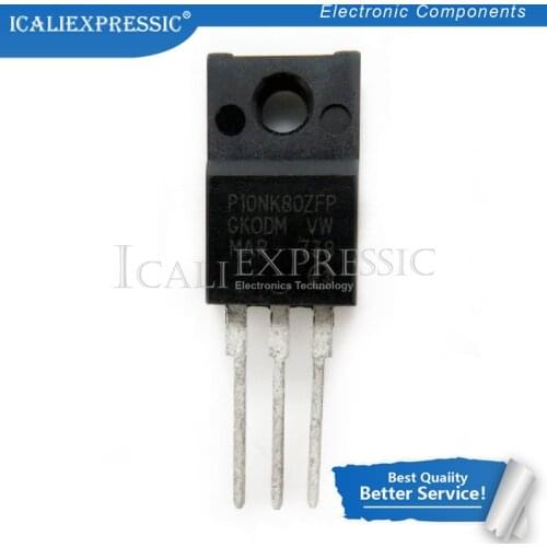 5PCS STP10NK80ZFP P10NK80ZFP 10N80 TO-220F 10A 800V new original In Stock