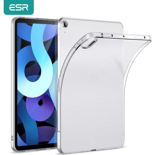 ESR Clear Case for iPad Air 4 2020 Soft Flexible Cover Ultra Thin Air-Guard Protective Case for 2020 iPad Air 4 Clear Soft Funda