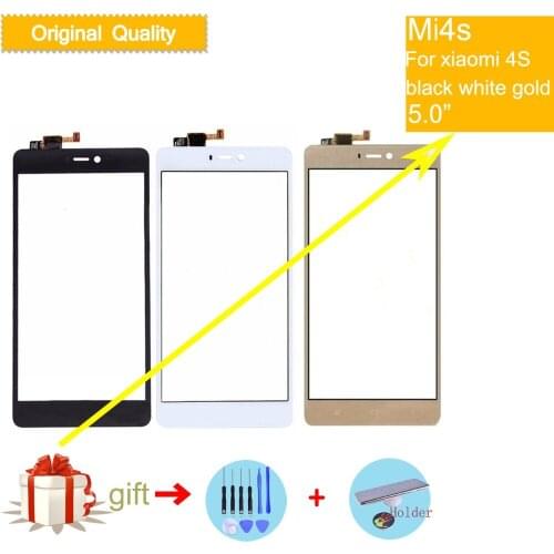 Felfial Original TouchScreen For Xiaomi Mi4S Mi 4S Touch Screen Digitizer Touch Panel Sensor Front Glass Lens NO LCD Display