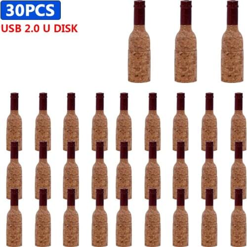 30pcs Free Logo Usb 64gb 128gb Flash Drives Flash Memory Card 32gb 8gb 4gb16gb Usb 2.0 Flash Wooden Pendrive Stick U Disk Gift