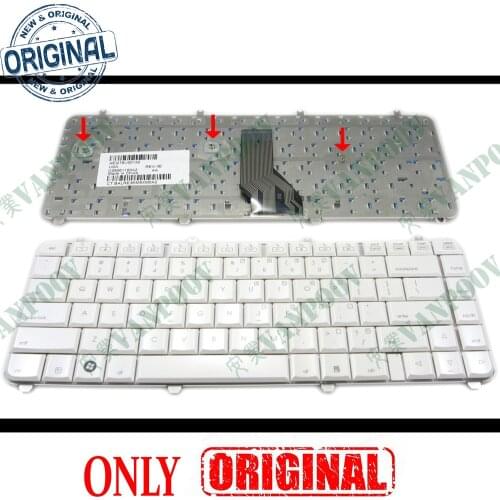 New and Original Laptop keyboard for HP Pavilion dv5 dv5-1000 dv5-1100 dv5-1200 dv5t dv5z white US version Notebook