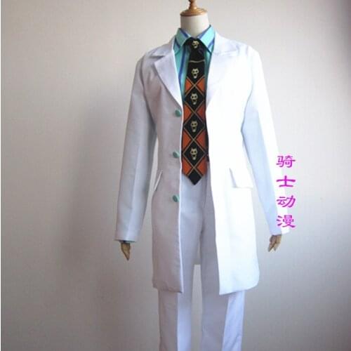 JoJos Bizarre Adventure Kira Yoshikage New In Stock Halloween Cosplay Costume Halloween Costumes for Adult Costom Made