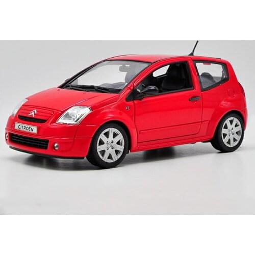 Diecast 1:18 WELLY CITROEN C2 Car Model Simulation Alloy Vehicle Adult Collection Decoration Souvenir Ornaments Display Gifts