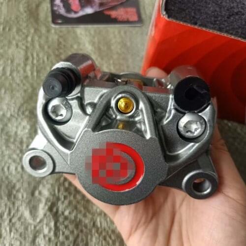 Motorcycle 4 piston brake calipers pump 82mm mounting Hard oxygen material for WISP RSZ Turtle King small radiation