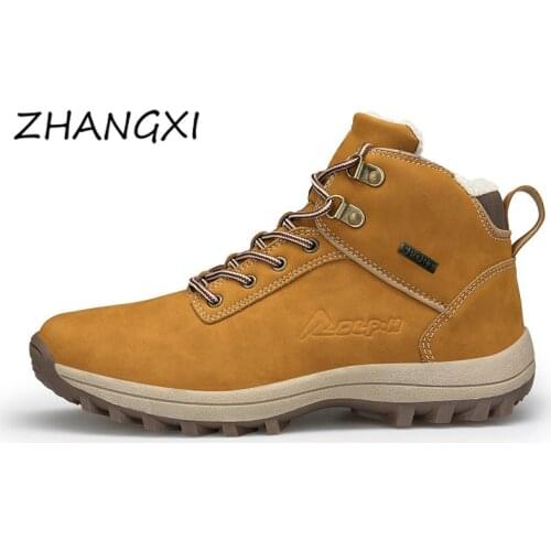 Men Waterproof Hiking Shoes Tactical Combat Army Boots New Outdoor Climbing Shoes Non-slip Trekking Sneakers for Men Snow Boots