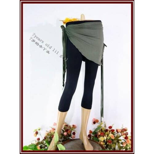 Lycra Cotton Gothic Tribal Belly Dance Mini Skirt H54 59