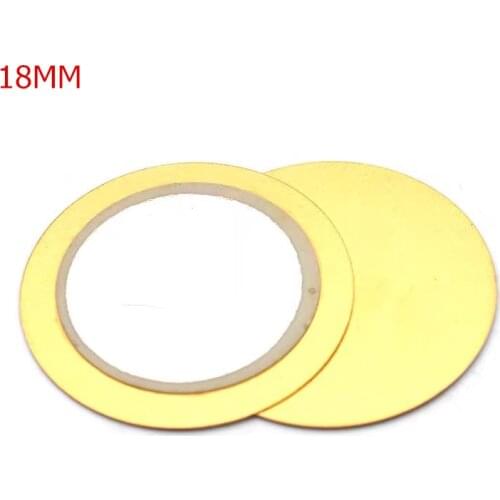 10 Pcs/Lot Piezoelectric Piezo Ceramic Wafer Plate Buzzer Loudspeaker Dia 18mm For Diy Piezo Ceramic