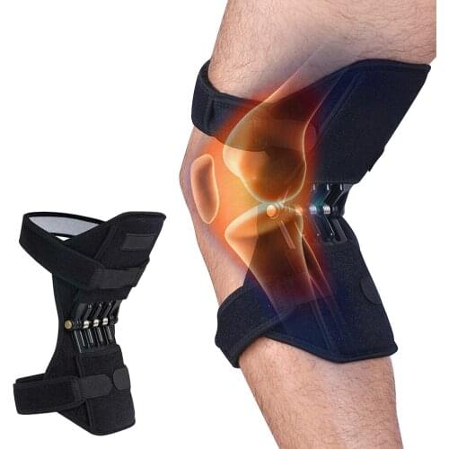 Joint Support Knee Pads Breathable Non-slip Lift Knee Pads Powerful Rebound Spring Force Knee Booster