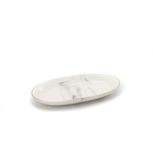 Marmo 2 Gilded Kayak Plate