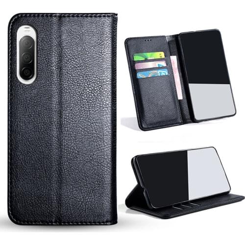Luxury Leather Case For Sony Xperia 10 ll PU Leather Case for Sony Xperia 10 ll with inside No Magnet