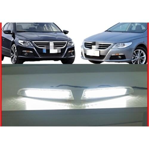 Led Dynamic turn signal + daytime running light DRL driving light for 2010-2013 VW volkswagen passat CC