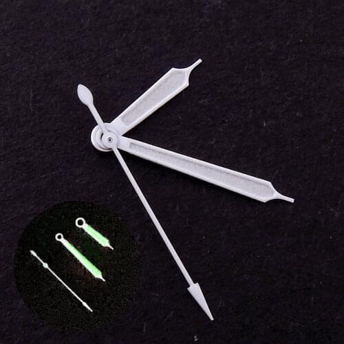 BLIGER Luminous White Watch Hand Needles fit NH35A NH36A MIYOTA 8215 8205 MINGZHU 2813 3804