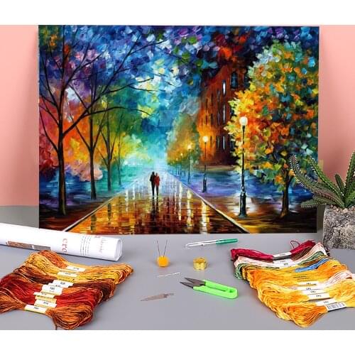 Freshness Cold Printed 11CT Cross-Stitch Full Kit Embroidery DMC Threads Sewing Knitting Hobby Handiwork For Adults Decor