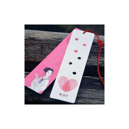 1pcs My essays Paper bookmarks 2 sheets/sets Send couples lover Creative gifts Hollow