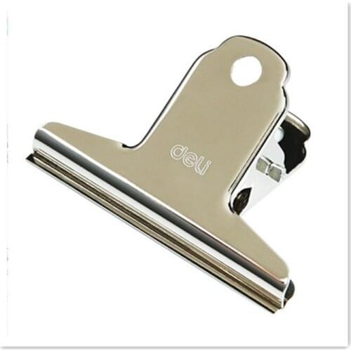 DL Effective 9533 iron iron metal clip wallet wallet 76mm chevron stainless steel clip 4 pack financial bill Exquisite office