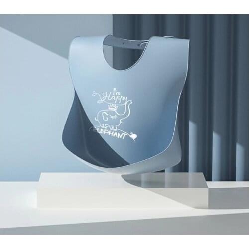 Baby Silicone Bib Bib Waterproof Feeding Supplies for Breakfast Newborn Adjustable Multi-Style Bib BPA Free Baby Feeding
