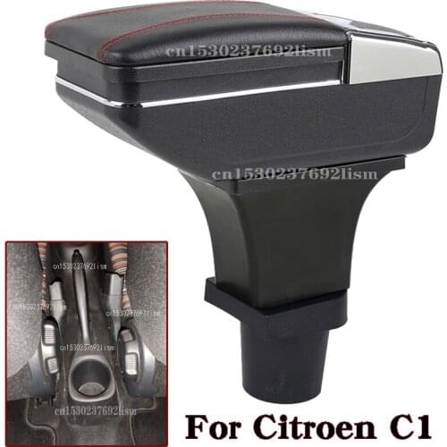 For Citroen C1 armrest box Interior Parts special Retrofit parts Car Armrest Center Storage box