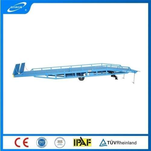 Kinglift ce approved workshop loading bridge Hydraulic Heavy Duty Mobile Container Loading Dock Ramps for Forklift