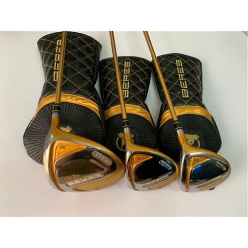 Golf Clubs 3PCS 4 Star Honma S-07 Wood Set Honma S-07 Golf Clubs Driver + Fairway Woods R/S/SR Graphite Shaft With Head Cover